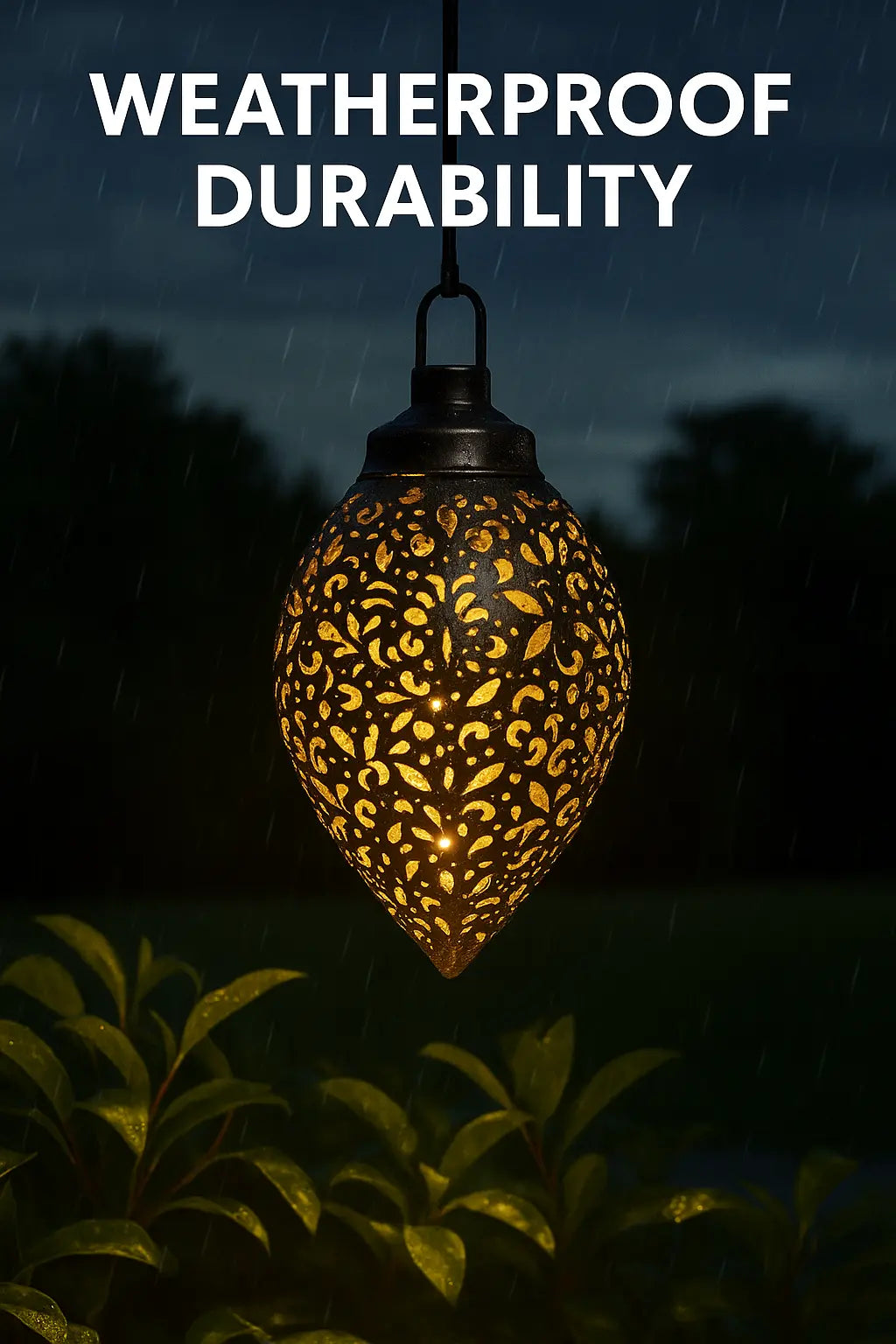 Solar olive hanging lamp NOUVRO